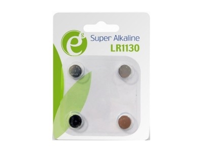 Gembird Knopfzelle LR1130, 4er-Pack
