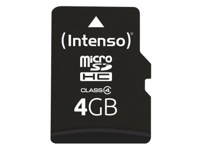 Intenso SD MicroSD Card  4GB inkl