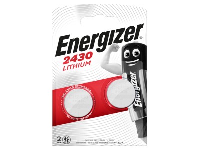 Energizer Knopfzelle CR2430 3V 290mAh Lithium