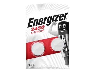 Energizer Batterie Knopfzelle CR2450 3V 570mAh