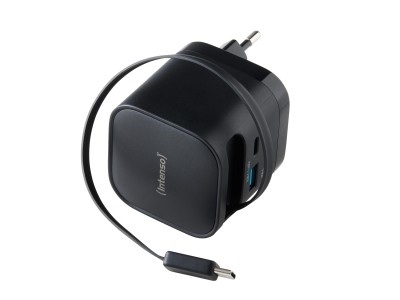 Intenso Compact Fast Charger 65W USB-C/USB-A