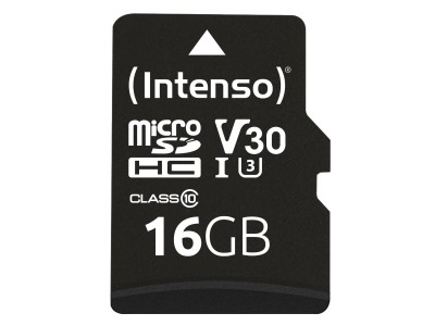 Intenso - Flash-Speicherkarte (microSDHC/SD-Adapter inbegriffen) -