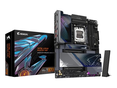 X870E AORUS MASTER X3D, Mainboard