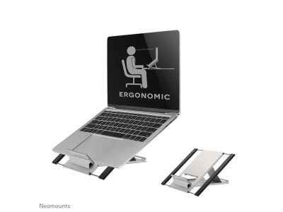 Neomounts Deskstand Laptop/IPAD-Ständer silber