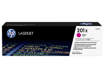 HP 201X cartridge, magenta, high capacity
