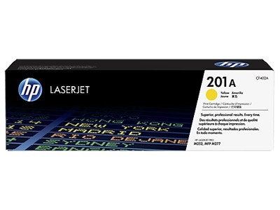 HP 201A cartridge, yellow