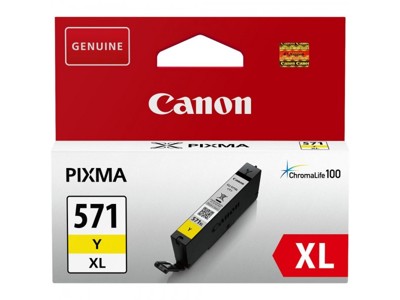 Canon CLI-571XLY ink cartridge, yellow