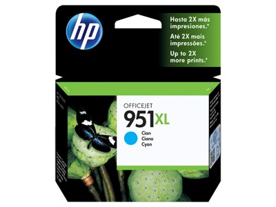 HP 951XL ink cartridge, cyan