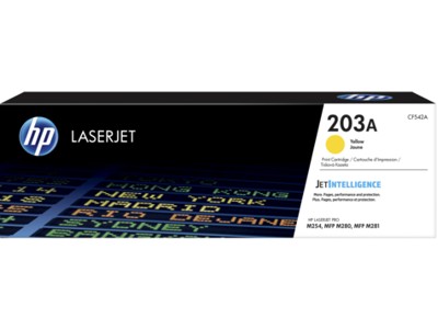 HP 203A cartridge, yellow