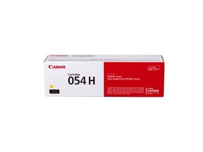 Canon cartridge 054H, yellow, high capacity