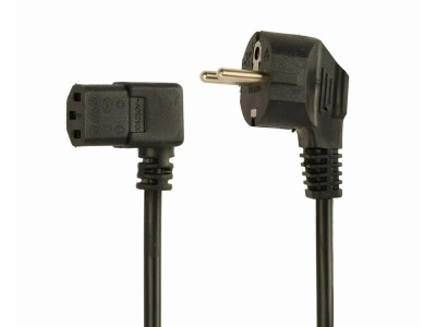 CABLE POWER ANGLED VDE 1.5M/PC-186A-VDE1B-1