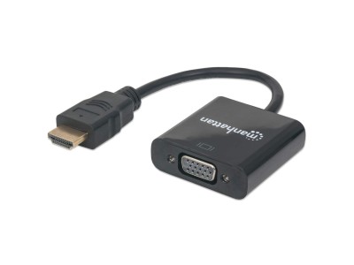 MANHATTAN Konverter HDMI -> VGA St/Bu