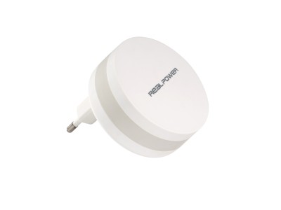 RealPower Powerbank PBC-1800 weiß 1.800mAh