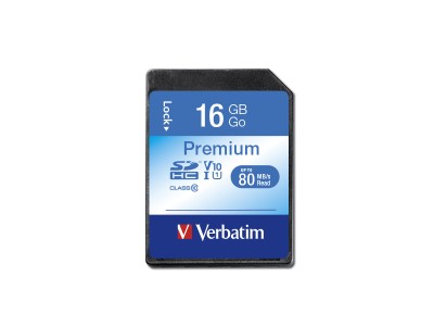 SD Card  16GB Verbatim SDHC Premium