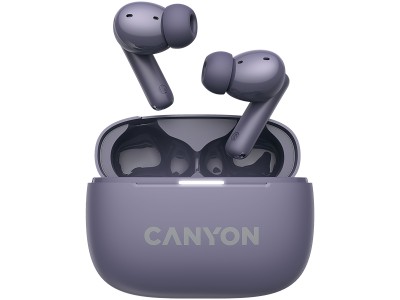 CANYON headset OnGo TWS-10 ANC+ENC Purple