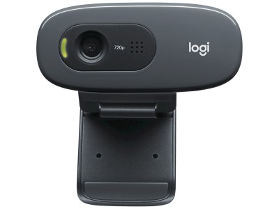 LOGITECH C270 HD Webcam - BLACK