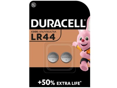 Duracell LR44 (AG13) Blistera iepakojumā 2gb