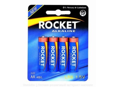 Rocket LR6-4BB (AA) Blistera iepakojumā 4gb