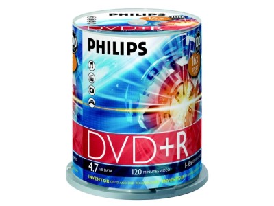 PHILIPS DVD+R 4.7GB CAKE BOX