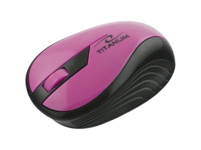 Titanium TM114P PINK 1000DPI OPTISKĀ BEZVADU