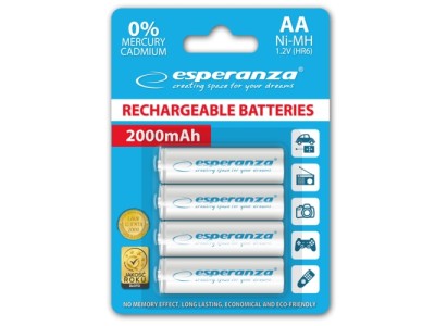 Esperanza EZA104W PRECHARGED HR6 2000MAH ALWAYS