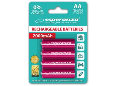 Esperanza EZA104R PRECHARGED HR6 2000MAH ALWAYS