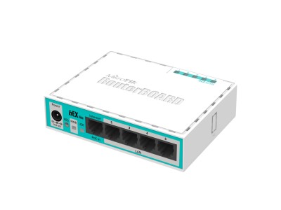 MikroTik hEX lite rūteris – kompakts