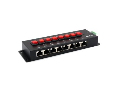 APOE08 PoE inžektors – 8 portu