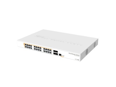MikroTik CRS328-24P-4S+RM komutators – 24x PoE