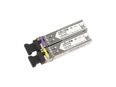 MikroTik 1,25G divvirzienu vienmoda SFP