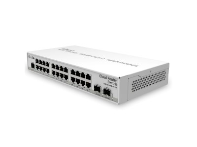 MikroTik CRS326-24G-2S+IN komutators – 24x Gigabit