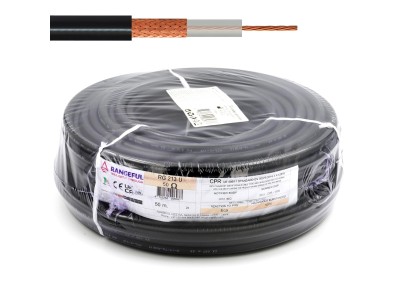 RG213U 50m (164ft) All-copper RF Coaxial