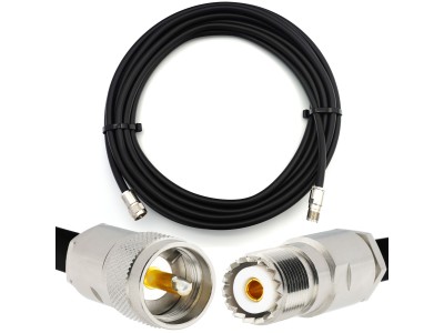 PL259 to SO239 1m UHF CB