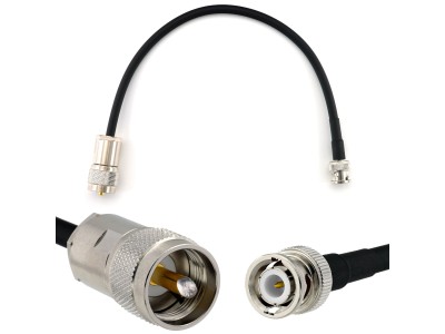 BNC Male to PL259 50cm UHF