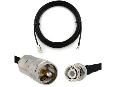 BNC Male to PL259 20m UHF