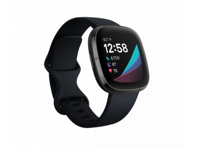 Fitbit Sense Graphite Stainless Steel Carbon