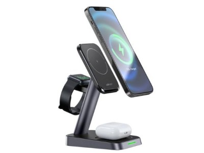 Acefast   E3 desktop three-in-one wireless charging