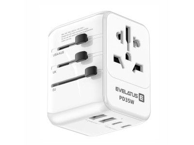 Evelatus   35W World Travel Adapter 1PD