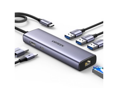 Ugreen   HUB Ugreen CM512 15598 6in1