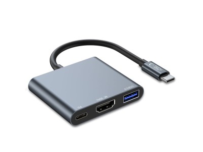 Tech-Protect   HUB Tech-Protect V1 3in1 USB-C