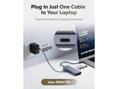 Cudy   UH500 PortMate USB-C 6-in-1 Hub