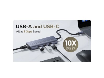 Cudy   UH606 PortMate USB-C 6-in-1 Hub