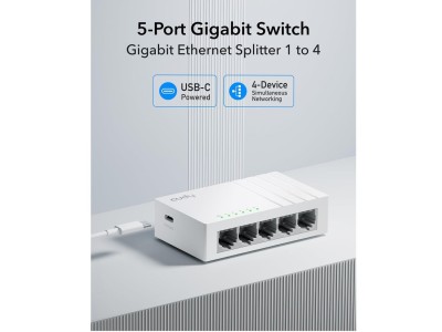 Cudy   GS105U NetSwitch 5-Port Gigabit Switch