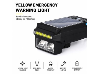 ILike   Solar Powered Bike Headlight with