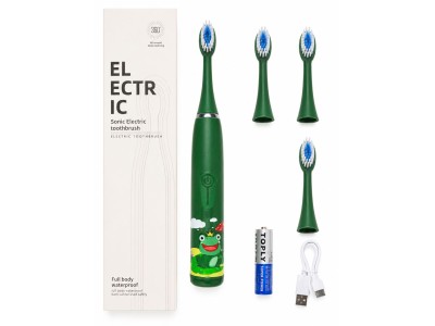 ILike   Kids Sonic Electric Toothbrush, Waterproof
