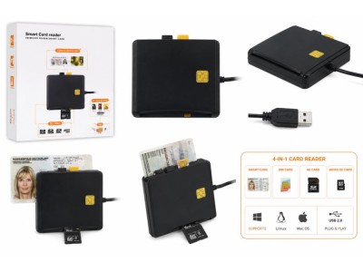 ILike 4-in-1 USB Smart Card Reader