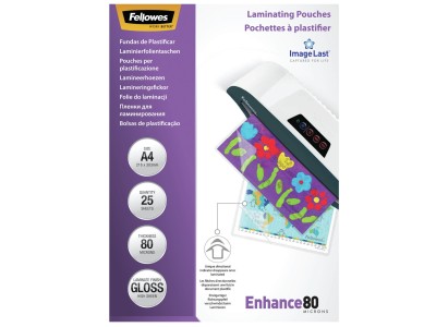 LAMINATOR POUCH IMAGELAST/A4 80 25PCS 5396205