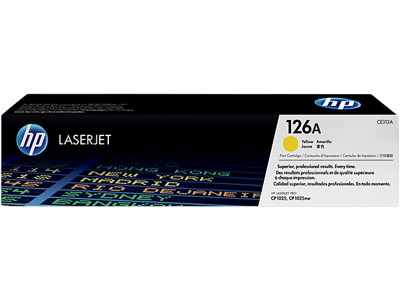 HP 126A cartridge, yellow