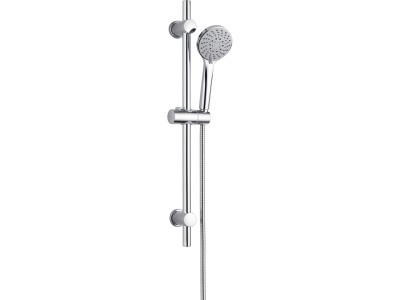 5-function shower set with rail