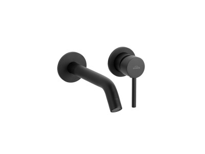 IN-WALL WASHBASIN MIXER DAFNI. BLACK